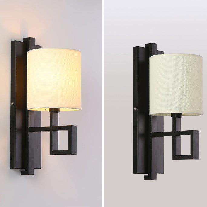 Chinese Retro Zen 1-Light Wall Sconce Lamp