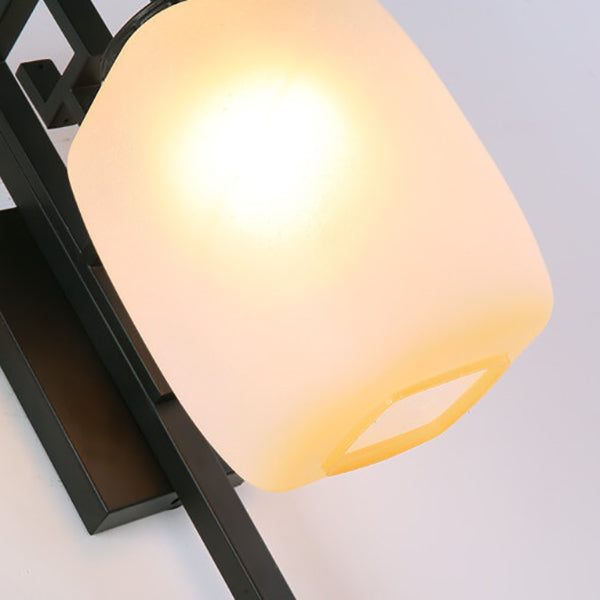 Nouveau design de motif rétro simple chinois applique murale à 1 lumière 