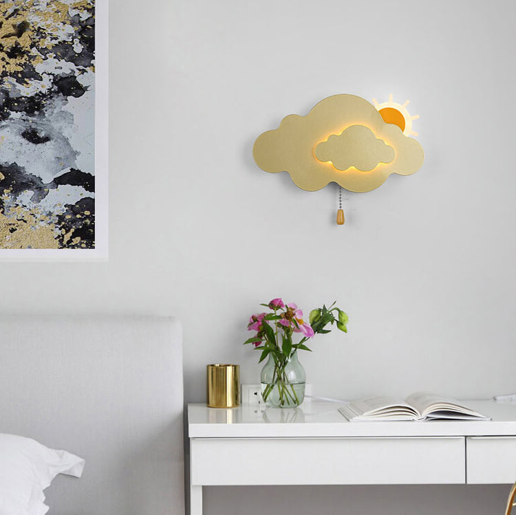 Cartoon kreative Wolken Acryl LED Wandleuchte Lampe 