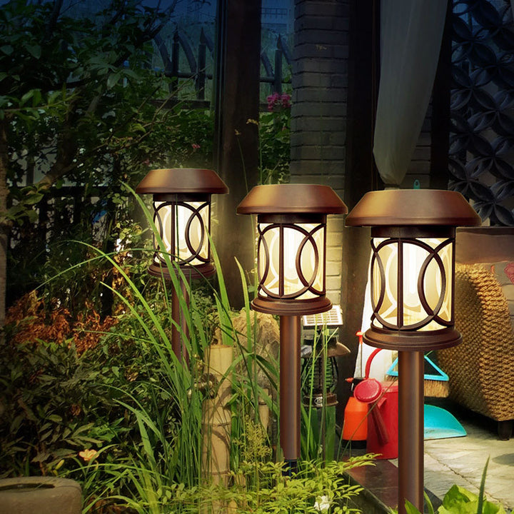 Lumière paysagère à LED solaire décorative pour pelouse extérieure classique moderne 