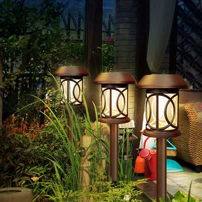 Modern Classics Decorative Solar Outdoor Lawn LED Garden Ground Insert Landscape Light