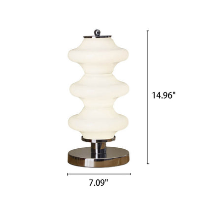 Lampe de Table LED Design Gourde en Verre Nordique 