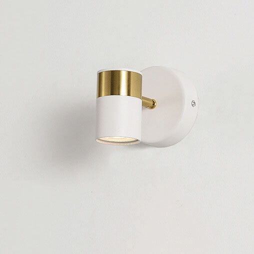 Lámpara Aplique de Pared Cilíndrica de Lujo Ligero Moderno de 1 Luz 