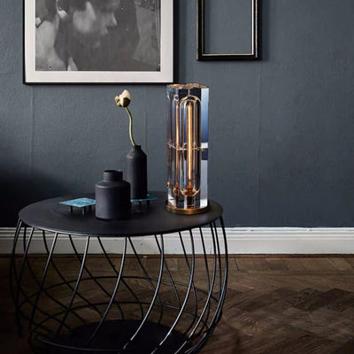 Moderne Kristall-Stereo-Geometrie-Design 1-Licht Tischlampe 