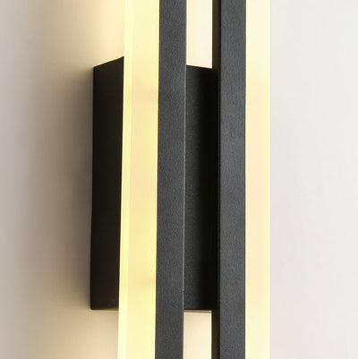 Modern Minimalist Lines Iron Acrylic LED Wall Sconce Lamp