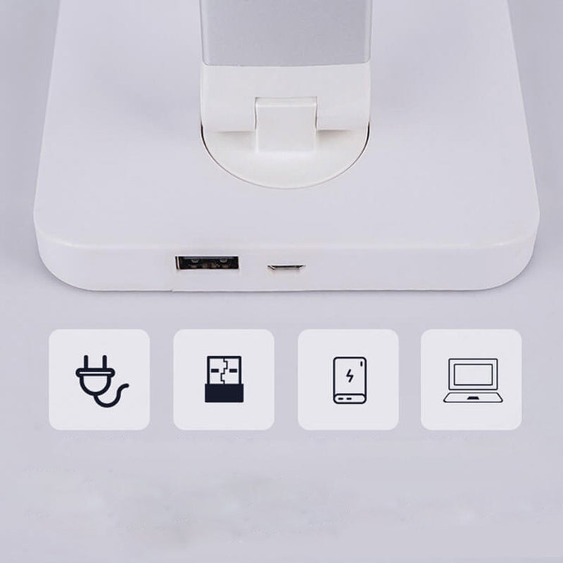 Lampe de bureau LED tactile dimmable créative nordique pliable 
