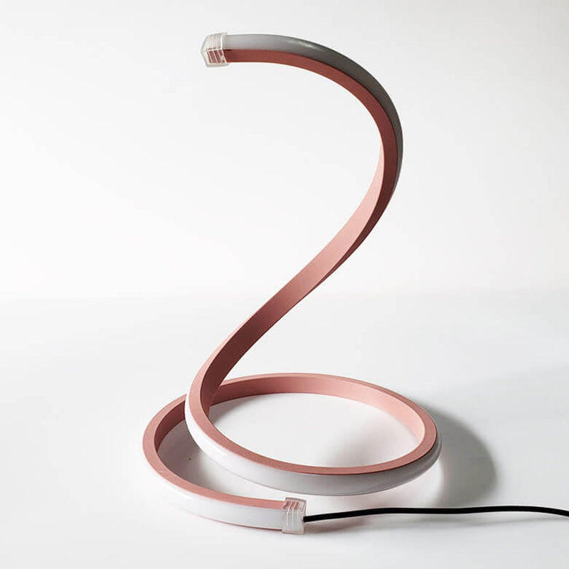 Modern Creative Snake Shape LED Touch Dimming Table Lamp