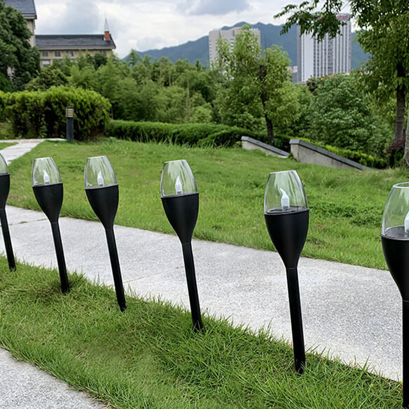 Solarkerze Weingläser Outdoor Patio Rasen LED-Leuchten Landschaftslicht 