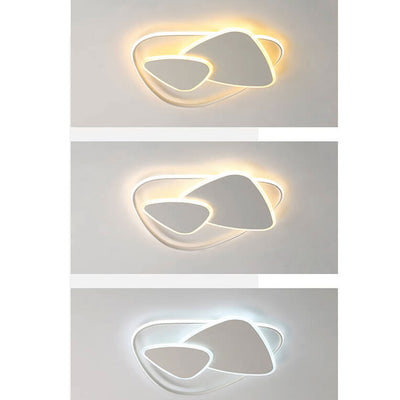 Minimalistisches kreatives geometrisches Dreieck LED-Deckenleuchte zur bündigen Montage 