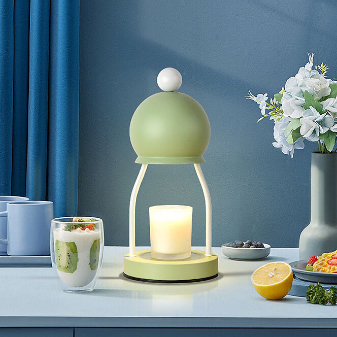 Modern Creative Iron Macaron Dome 1-Light Melting Wax Table Lamp