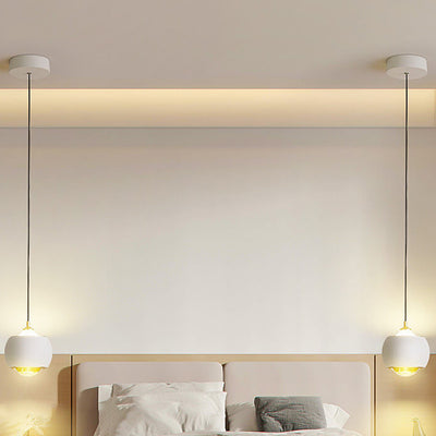 Modern Minimalist Orb Ball Iron Liftable LED Pendant Light