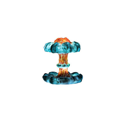 Creative Resin Nuclear Explosion Mushroom Cloud Design LED Night Light Table Lamp