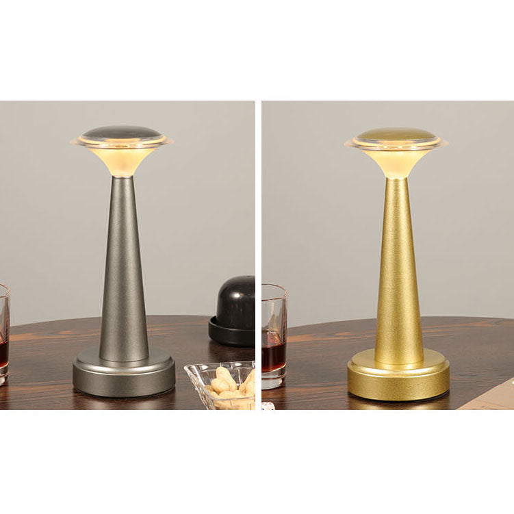 Lampe de table moderne à LED en acrylique et fer 