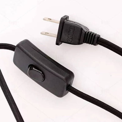 Pantalla de lámpara de tela minimalista japonesa de nogal, cilindro de 1 luz para lámpara de mesa 