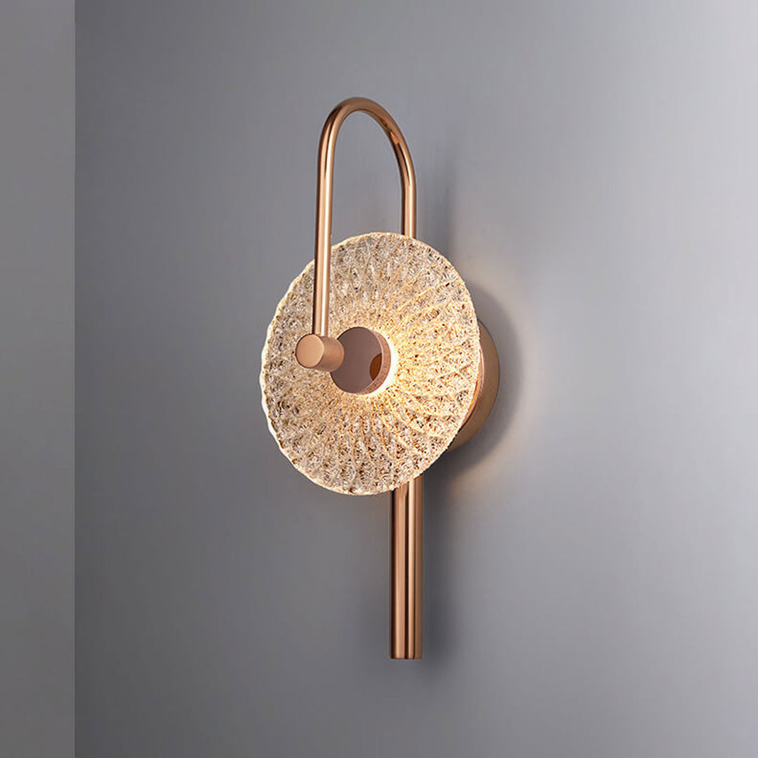 Modern Light Luxury Handmade Glass 1-Light Wall Sconce Lamp