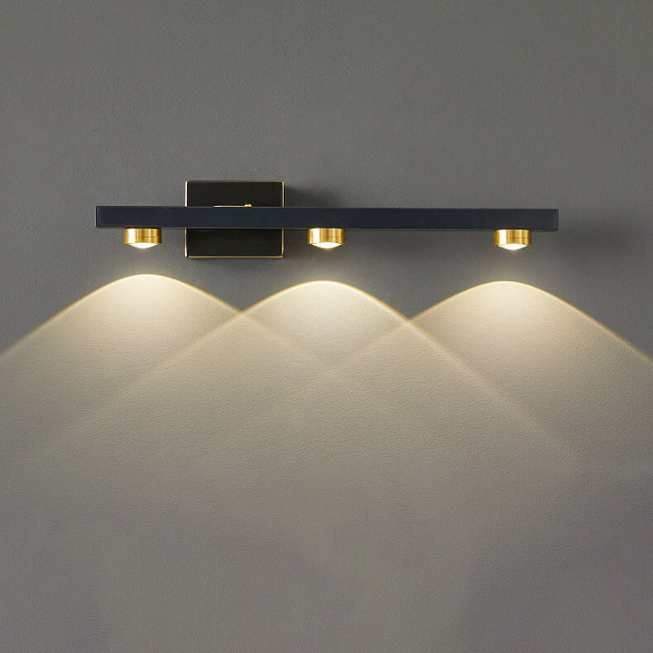 Modern Retro All Copper LED Vanity Light Wall Sconce Lamp
