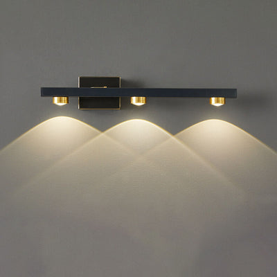 Modern Retro All Copper LED Vanity Light Wall Sconce Lamp