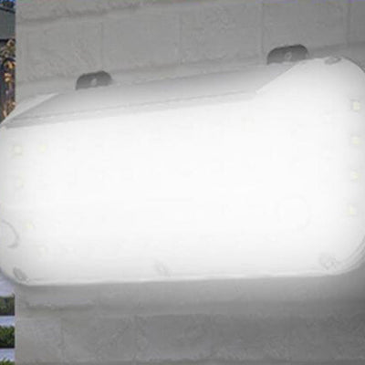 Lampe solaire extérieure à quatre côtés avec capteur humain, applique murale de jardin extérieure 
