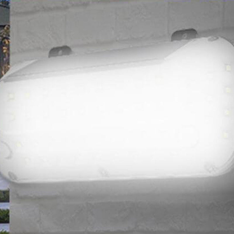 Lampe solaire extérieure à quatre côtés avec capteur humain, applique murale de jardin extérieure 