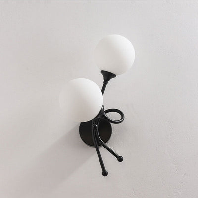 Modern Minimalist Knot Shape Design 2-Light Wall Sconce Lamp