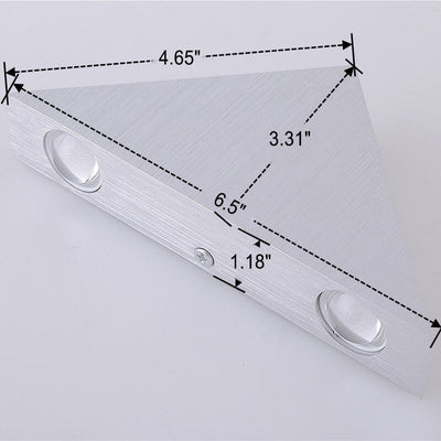 Modern Creative Triangle Aluminum LED Wall Sconce Lamp