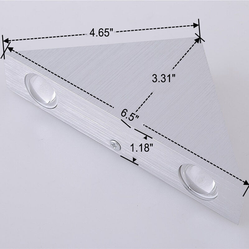 مصباح حائط LED مثلثي حديث مصنوع من الألومنيوم 