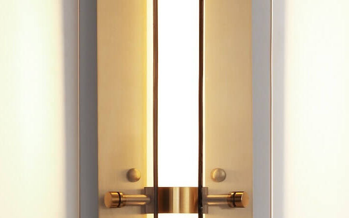 Scandinavian Minimalist Light Luxury Glass LED Wall Sconce Lamp