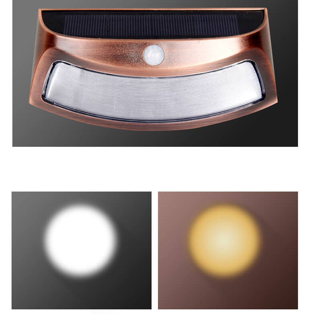 Solar-Trapez-Induktions-Wasserdichte LED-Wandleuchte für den Außenbereich 