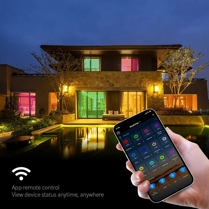 Moderne minimalistische runde RGB-LED-Deckenleuchte aus PP und PMMA mit Fernbedienung und Dimmfunktion für stimmungsvolle Beleuchtung im Wohnzimmer &amp; Schlafzimmer 