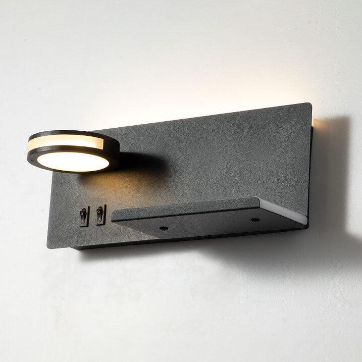 モダンシンプルフラットリーディングUSBスマートLEDウォールスコンスランプ 