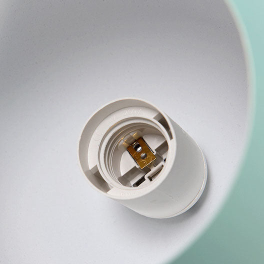Lámpara Aplique de Pared de 1 Luz de Madera y Hierro Redondo Moderno Macaron 