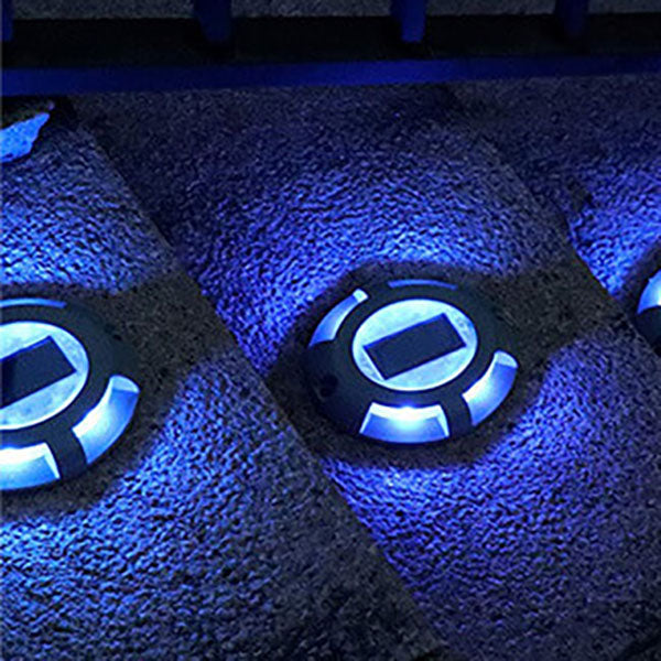 Moderne LED-Solar-Bodeneinbau-Landschaftsleuchte für den Außenbereich 