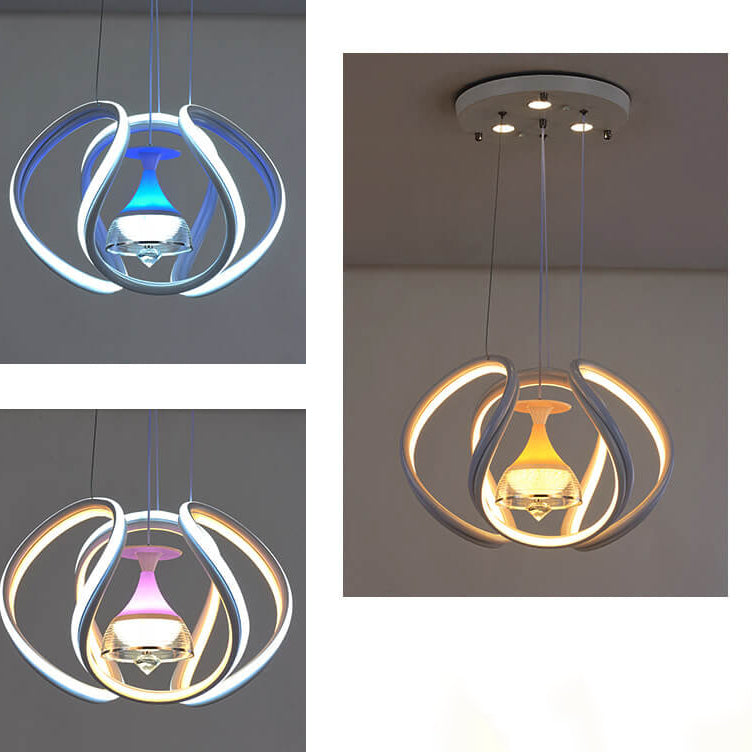 Lámpara de Araña LED de Combinación de Línea Creativa Nórdica 