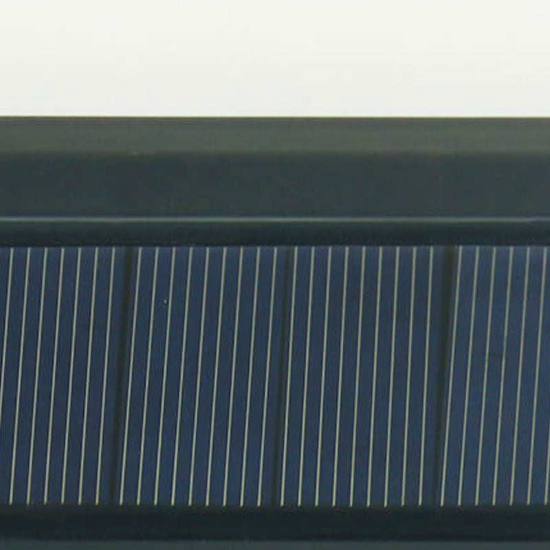 مصباح حائط LED مقاوم للماء في الهواء الطلق على شكل شبه منحرف شفاف ABS للطاقة الشمسية 