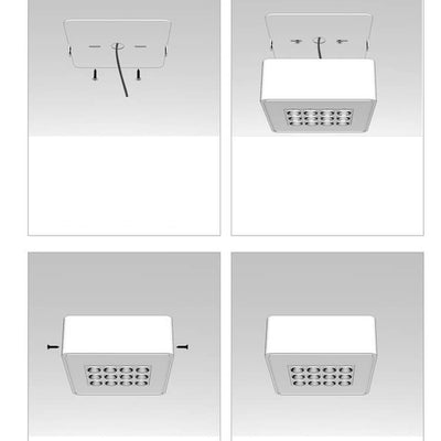 Minimalist Square Spotlight Downlight LED Flush Mount Ceiling Light