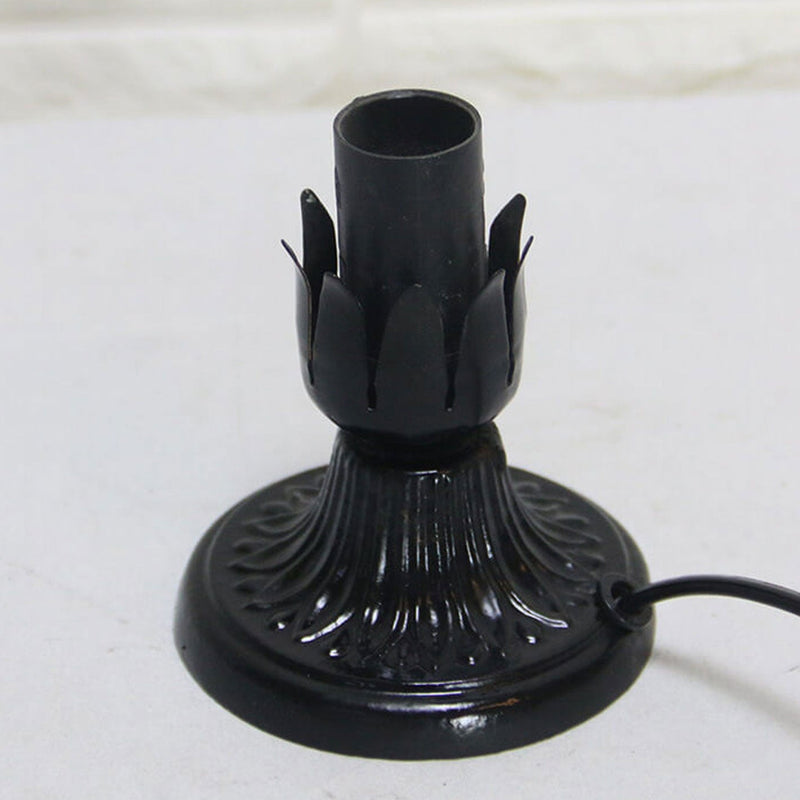 Lampe de table rétro Tiffany Design créatif de fleur 1 lumière 