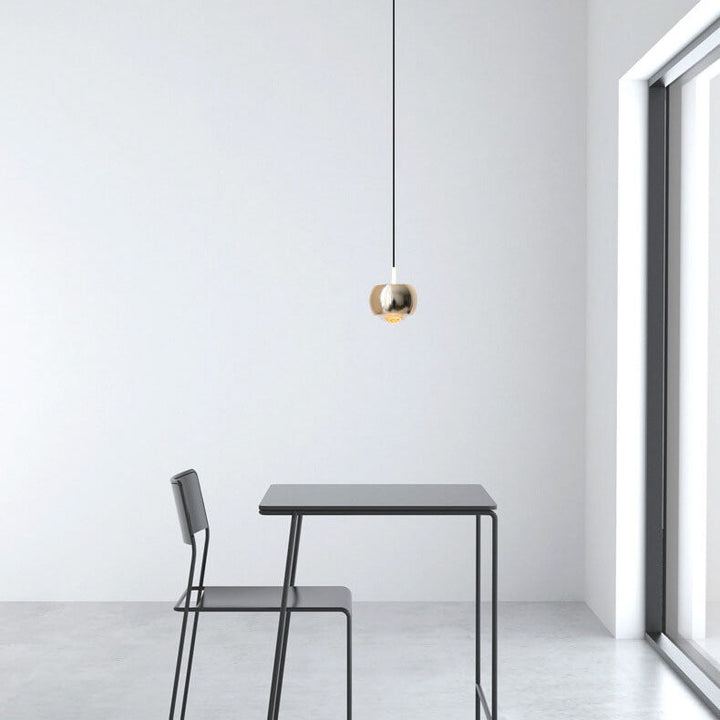 Lustre LED Rond Luxueux Nordic Light avec Hauteur Réglable 