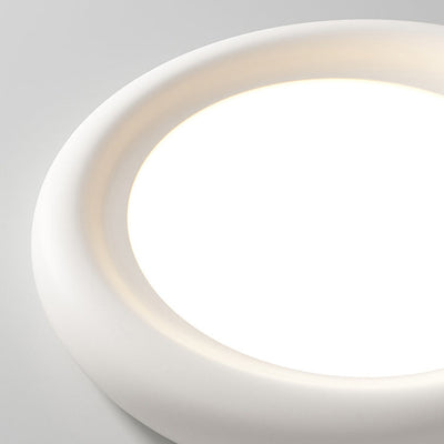 Modern Minimalist Apple Shape Solid Color LED Flush Mount Ceiling Light