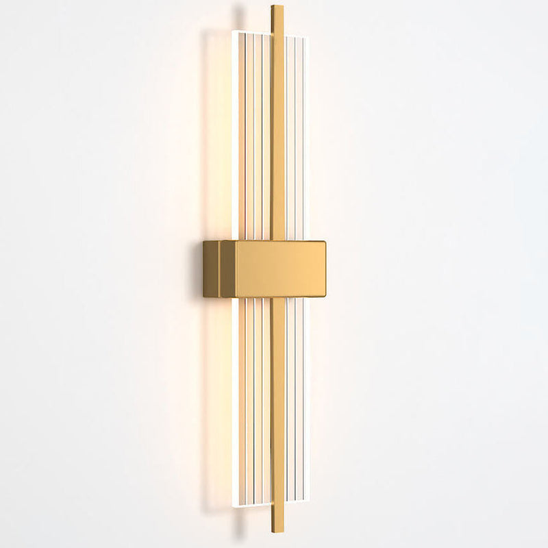 Light Luxury Creative Rectangular Acrylic LED Wall Sconce Lamp