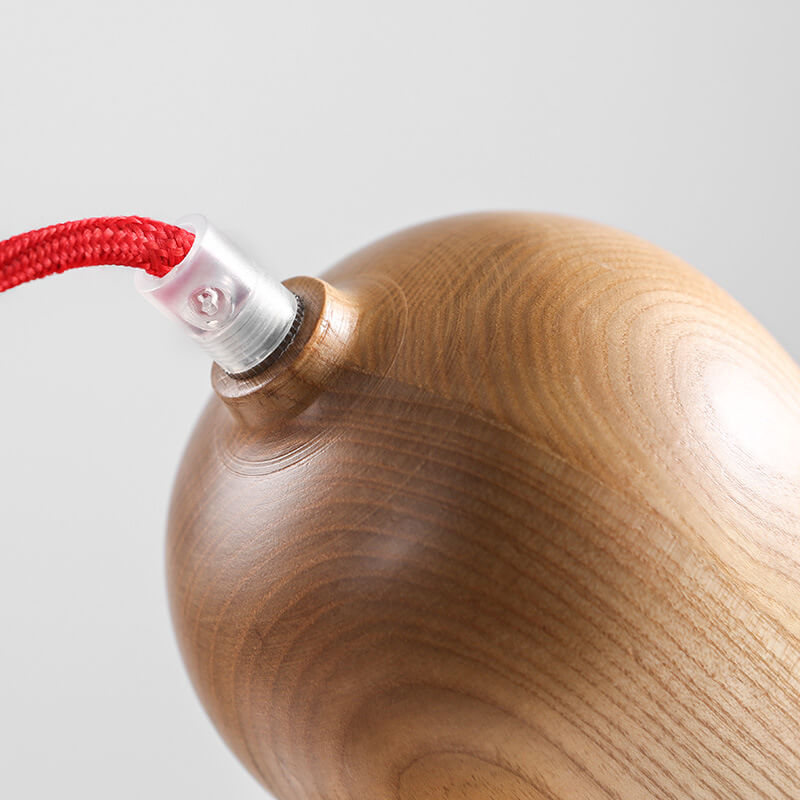Nordic Creative Wooden Robot 1-Light Tischlampe 