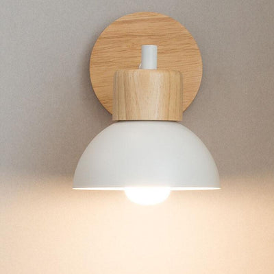 Nordic Holz Metall 1-Licht Wandleuchte Lampen 