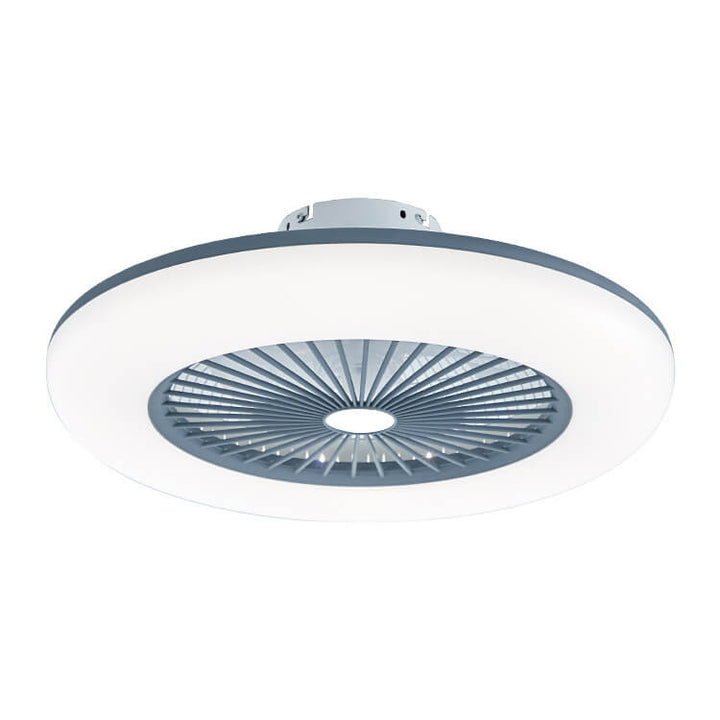 Modern Acrylic Ceiling Fan 1-Light LED Semi-Flush Mount Lighting