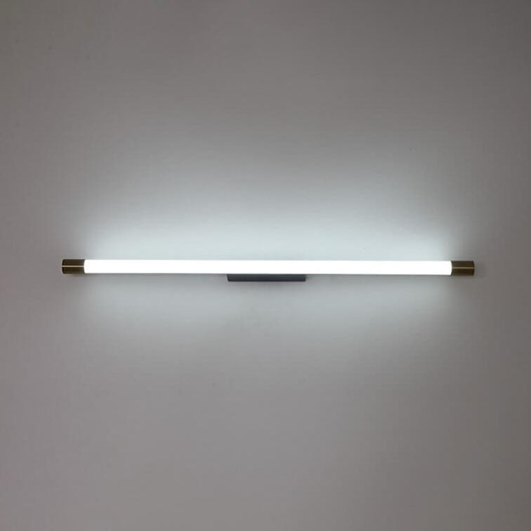 Lampes murales à LED en aluminium linéaire cylindre moderne pour miroir 