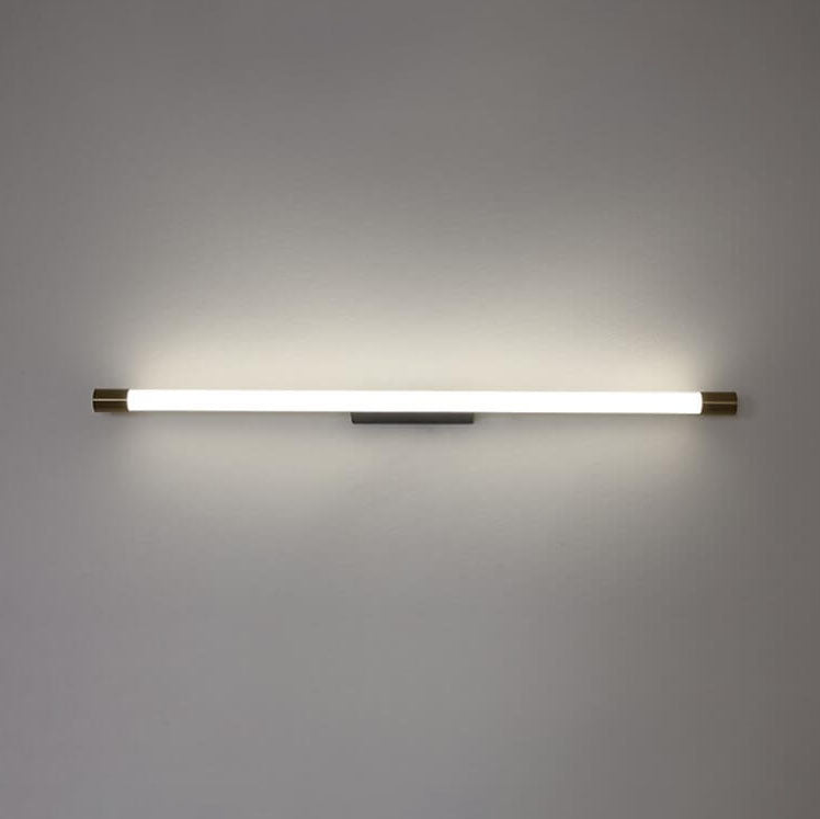 Lampes murales à LED en aluminium linéaire cylindre moderne pour miroir 