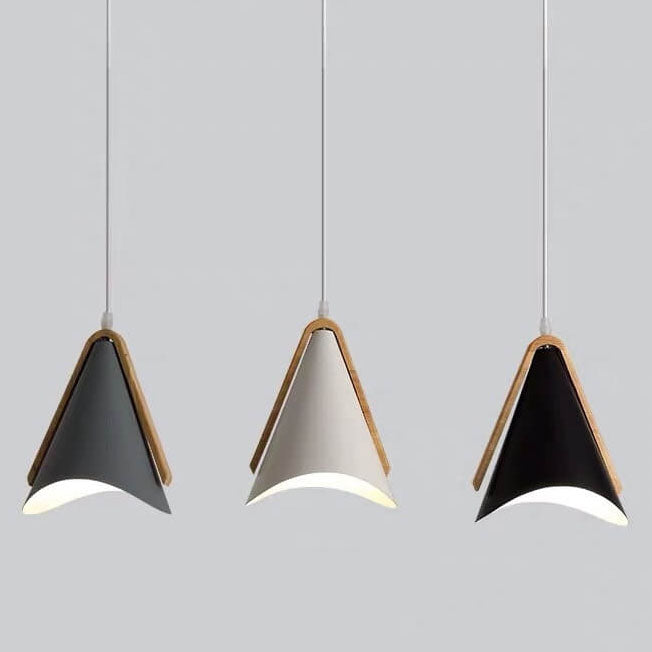Suspension Luminaire Nordique Simple Cône à 1 Lumière 