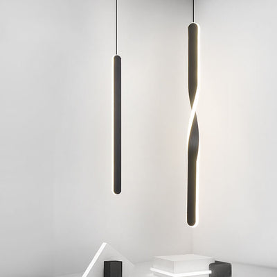 Modern Simple Line 1-Light LED Pendant Light