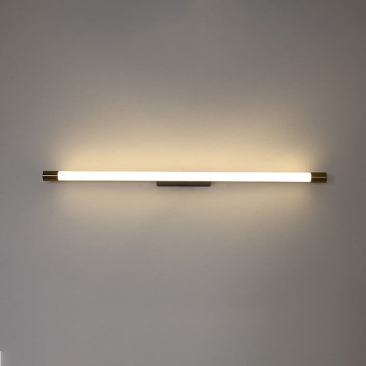 Lampes murales à LED en aluminium linéaire cylindre moderne pour miroir 