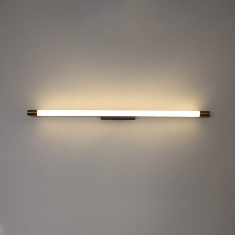 مصابيح حائط حديثة على شكل أسطوانة خطية من الألومنيوم LED أمام المرآة 