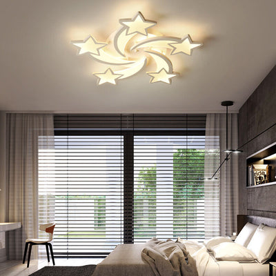 Modern Shooting Star 3-12 Light LED Flush Mount Lighting