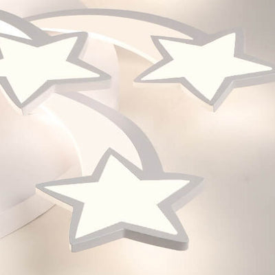 Modern Shooting Star 3-12 Light LED Flush Mount Lighting